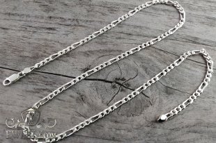 Chain "Figaro" of  silver, фото